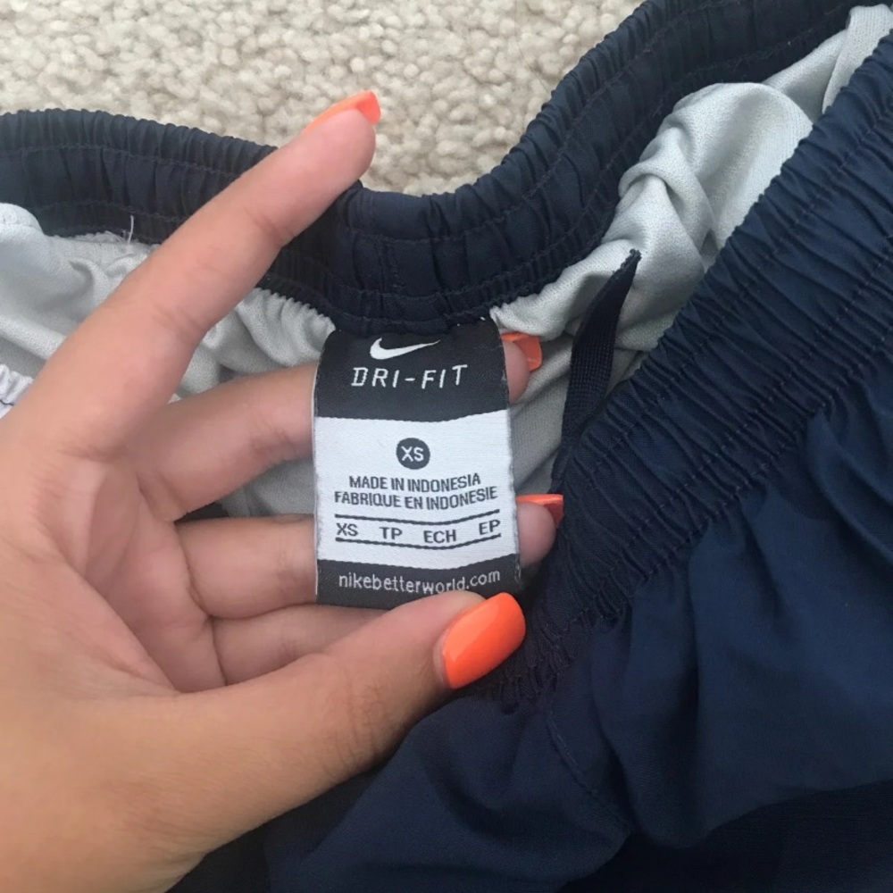 Nike athletic shorts. Really comfortable.